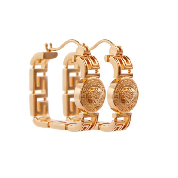 Versace Jewelry - NIB VERSACE La Greca hoop earrings